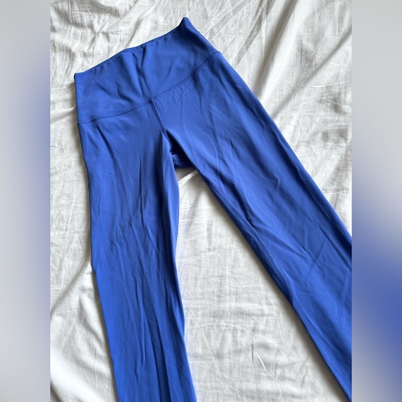 Lululemon high waist yoga Pilates periwinkle blue size 4 ankle leggings - Picture 6 of 8
